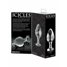 Load image into Gallery viewer, Glass Butt Plug - Icicles No 25