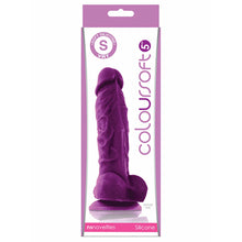 Load image into Gallery viewer, Coloursoft 5 in. Soft Dildo - Multiple Colours