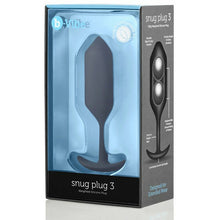 Load image into Gallery viewer, B-Vibe Snug Plug 3 Black