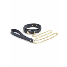 Load image into Gallery viewer, Bondage Couture Collar And Leash Blue