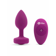Load image into Gallery viewer, B-Vibe Vibrating Jewels Remote Control Plug S/M Multiple Colours