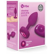 Load image into Gallery viewer, B-Vibe Vibrating Jewels Remote Control Plug S/M Multiple Colours