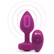 Load image into Gallery viewer, B-Vibe Vibrating Jewels Remote Control Plug S/M Multiple Colours