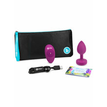 Load image into Gallery viewer, B-Vibe Vibrating Jewels Remote Control Plug S/M Multiple Colours