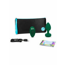 Load image into Gallery viewer, B-Vibe Vibrating Jewels Remote Control Butt Plug M/L Mutiple Colours