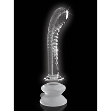 Load image into Gallery viewer, Glass Dildo - Icicles Suction Base No. 88