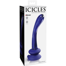 Load image into Gallery viewer, Glass Dildo - Icicles Suction Base No. 89