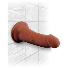 Load image into Gallery viewer, King Cock Plus 6 In. Triple Density Cock Brown