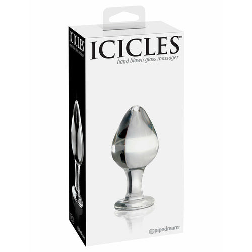 Glass Butt Plug - Icicles No 25