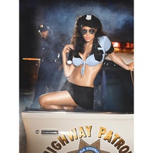 Load image into Gallery viewer, Police Chemise Skirt Badge And Headwear Set OS
