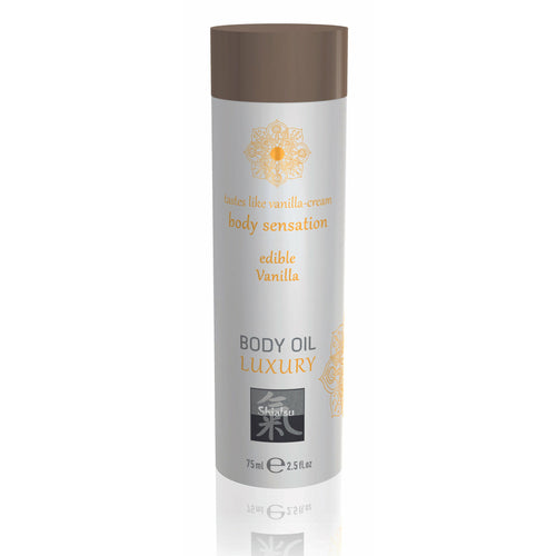 Shiatsu Luxury Body Oil Edible Vanilla