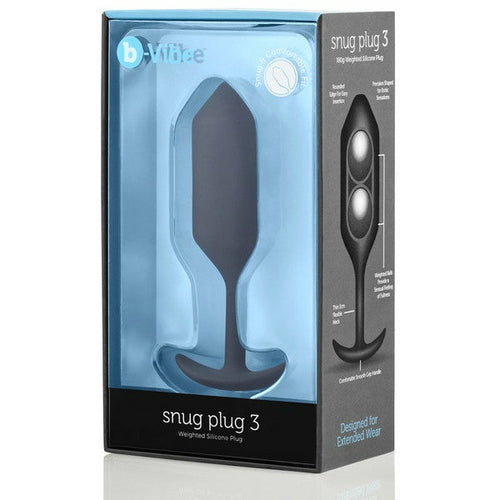 B-Vibe Snug Plug 3 Black