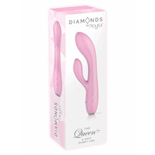 Load image into Gallery viewer, Diamonds The Queen - G-Spot Rabbit Vibe Pink
