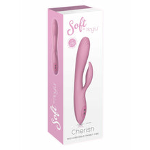 Load image into Gallery viewer, Soft By Playful Cherish - Rechargeable Rabbit Vibrator Pink
