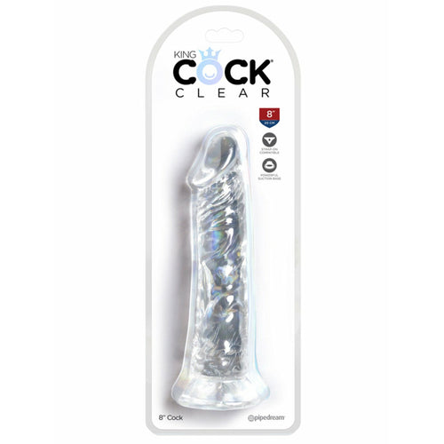 King Cock Clear 8 In. Cock