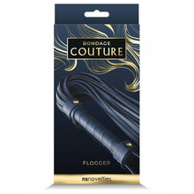 Load image into Gallery viewer, Bondage Couture Flogger Blue
