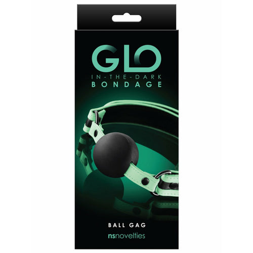 Glo Bondage Ball Gag Green