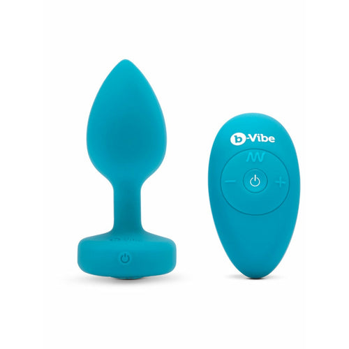 B-Vibe Vibrating Jewels Remote Control Plug S/M Multiple Colours