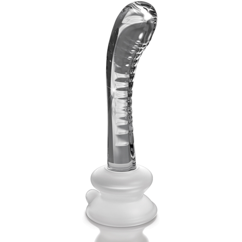 Glass Dildo - Icicles Suction Base No. 88